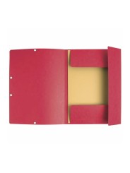 exaclair Sammelmappe Colorspan · mit Gummizug · DIN A4 · rot