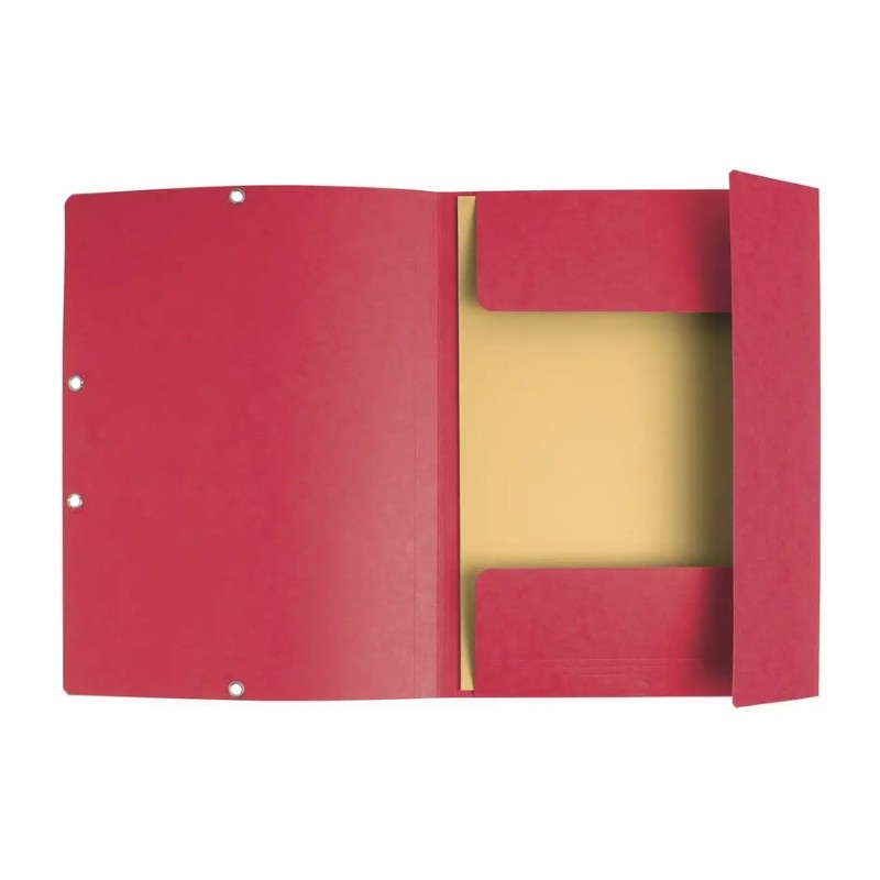 exaclair Sammelmappe Colorspan · mit Gummizug · DIN A4 · rot