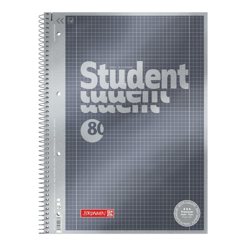 BRUNNEN Premium-Collegeblock · DIN A4 · Lineatur 28