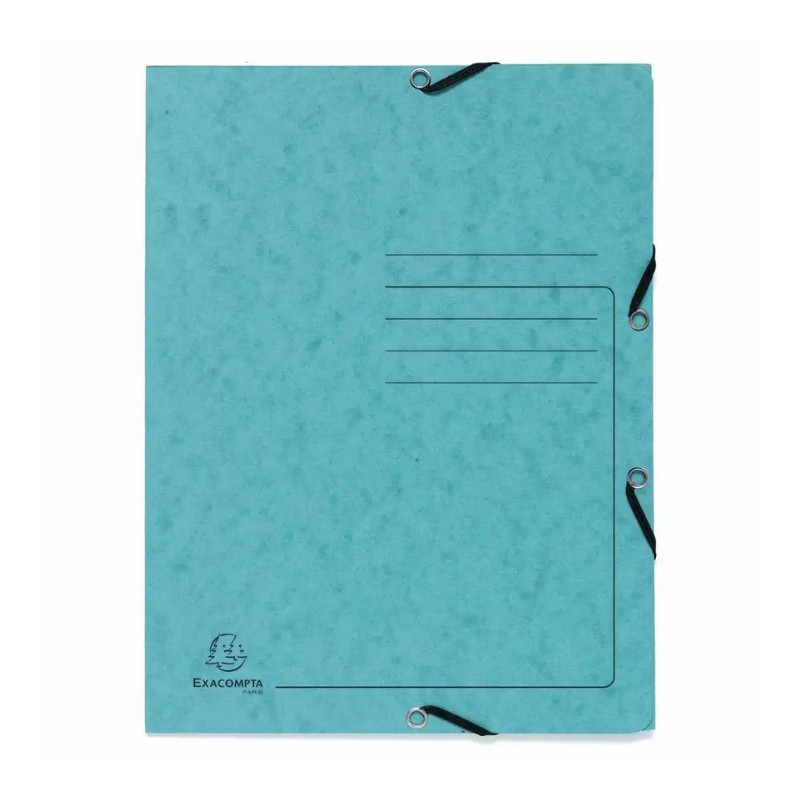 exaclair Sammelmappe Colorspan · mit Gummizug · DIN A4 · türkis