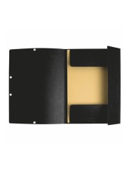 exaclair Sammelmappe Colorspan · mit Gummizug · DIN A4 · schwarz