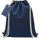 ELES VIDA Baumwoll Turnbeutel 1 Stück 38 x 42 cm Sportbeutel - Rucksack Stofftasche Bag, Beutel, Baumwollbeutel, Jutebeutel Oeko-TEX® geprüft Stoffbeutel Damen & Herren, Kinder Gym Sack zum bemalen